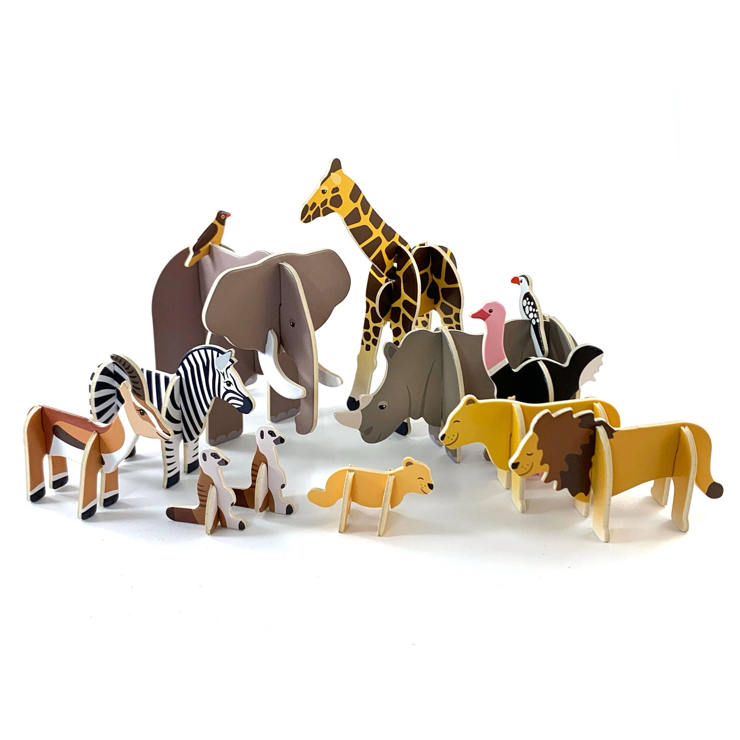 Savannah Animals Pop-out Playset