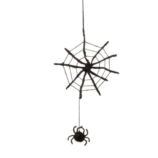 Spooky Spiderweb Hanging Halloween Decoration