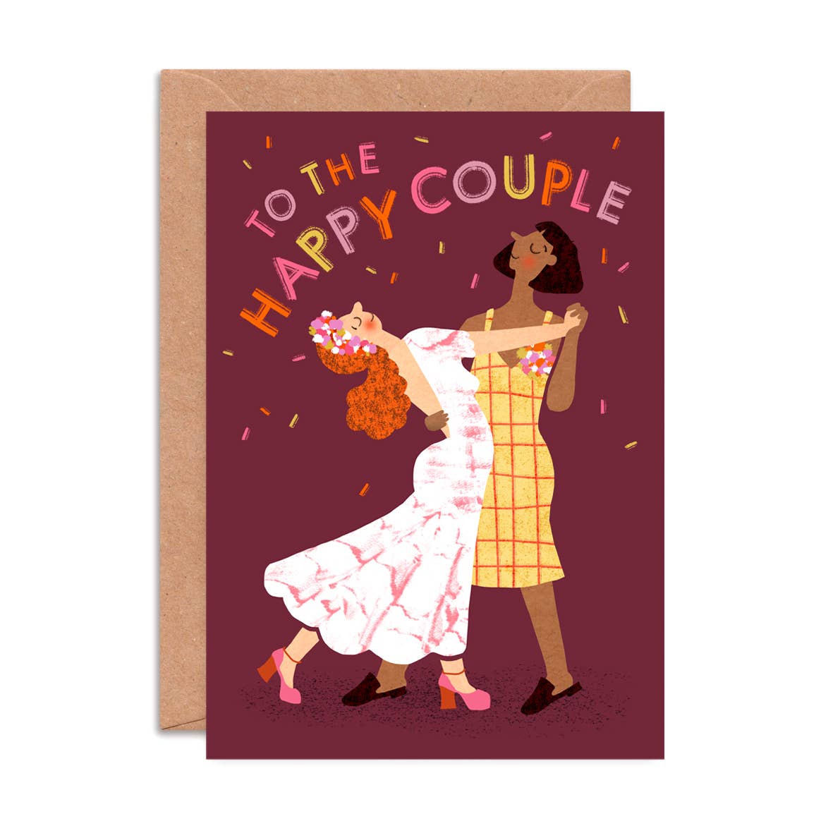 Happy Couple (Mrs & Mrs) Greeting Card