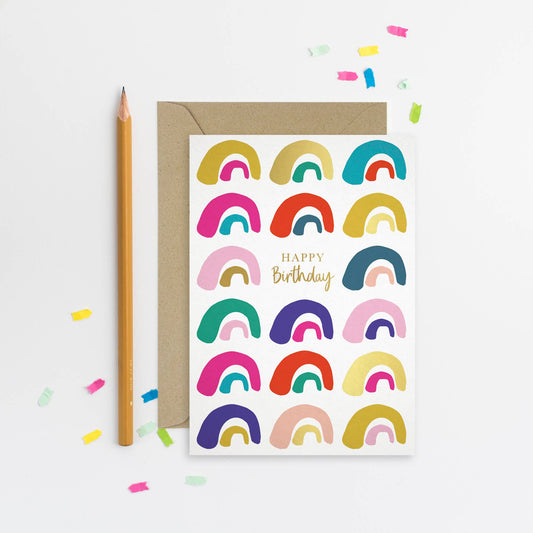 Rainbow Birthday Card