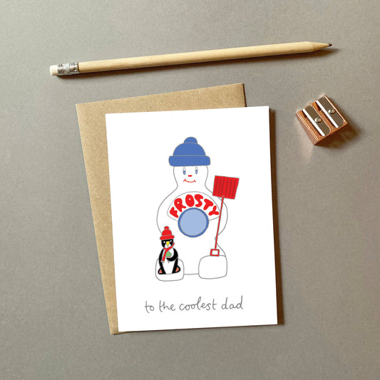 Mr Frosty Father's Day Card