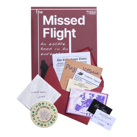 Escape Room in an Envelope: The Missed Flight