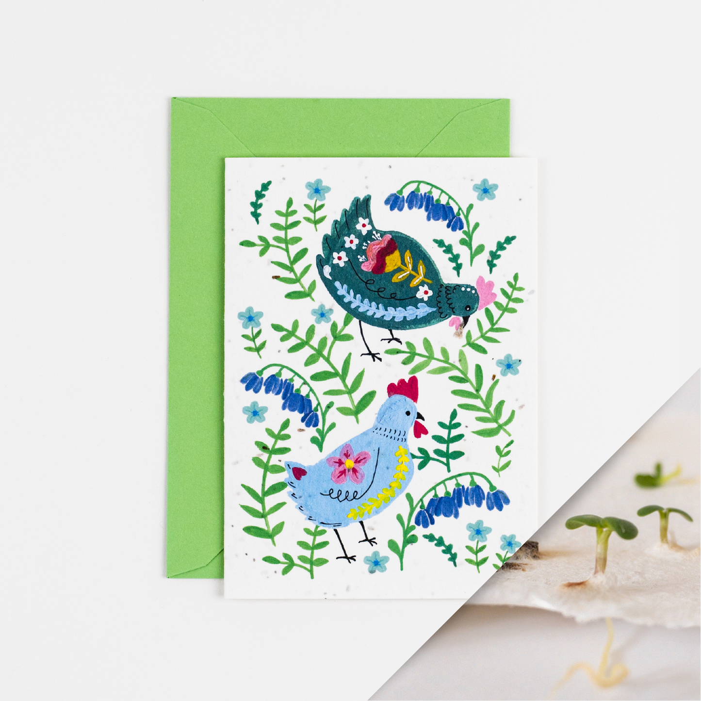 Spring Chicken Plantable Card