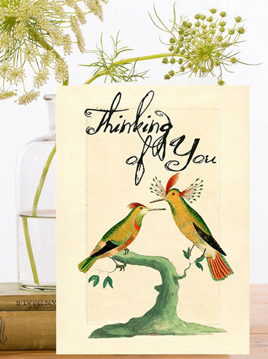 Birdies Thinking of You Greeting Card