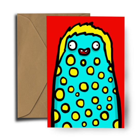 Jon the Monster Greeting Card