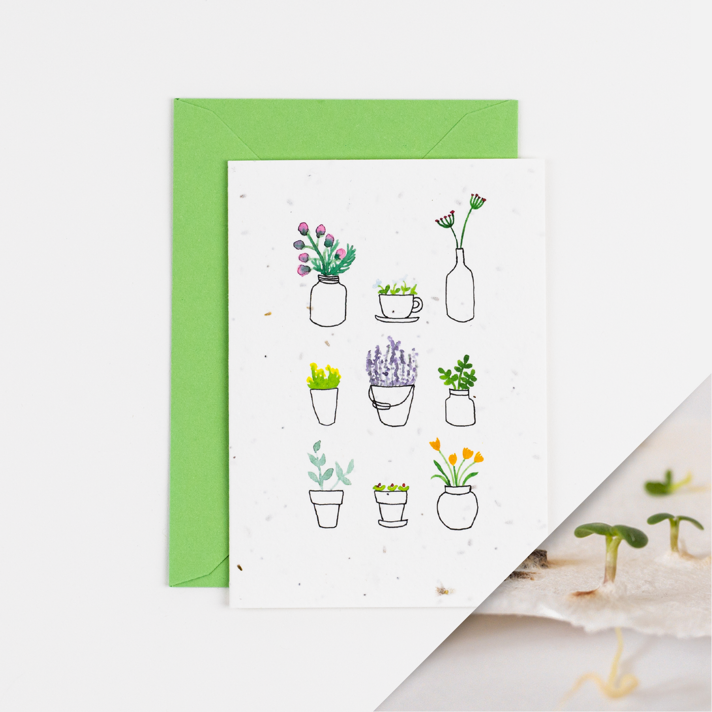 Pot Plant Plantable Card