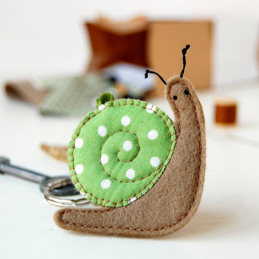 Make Your Own Snail Keyring Craft Kit