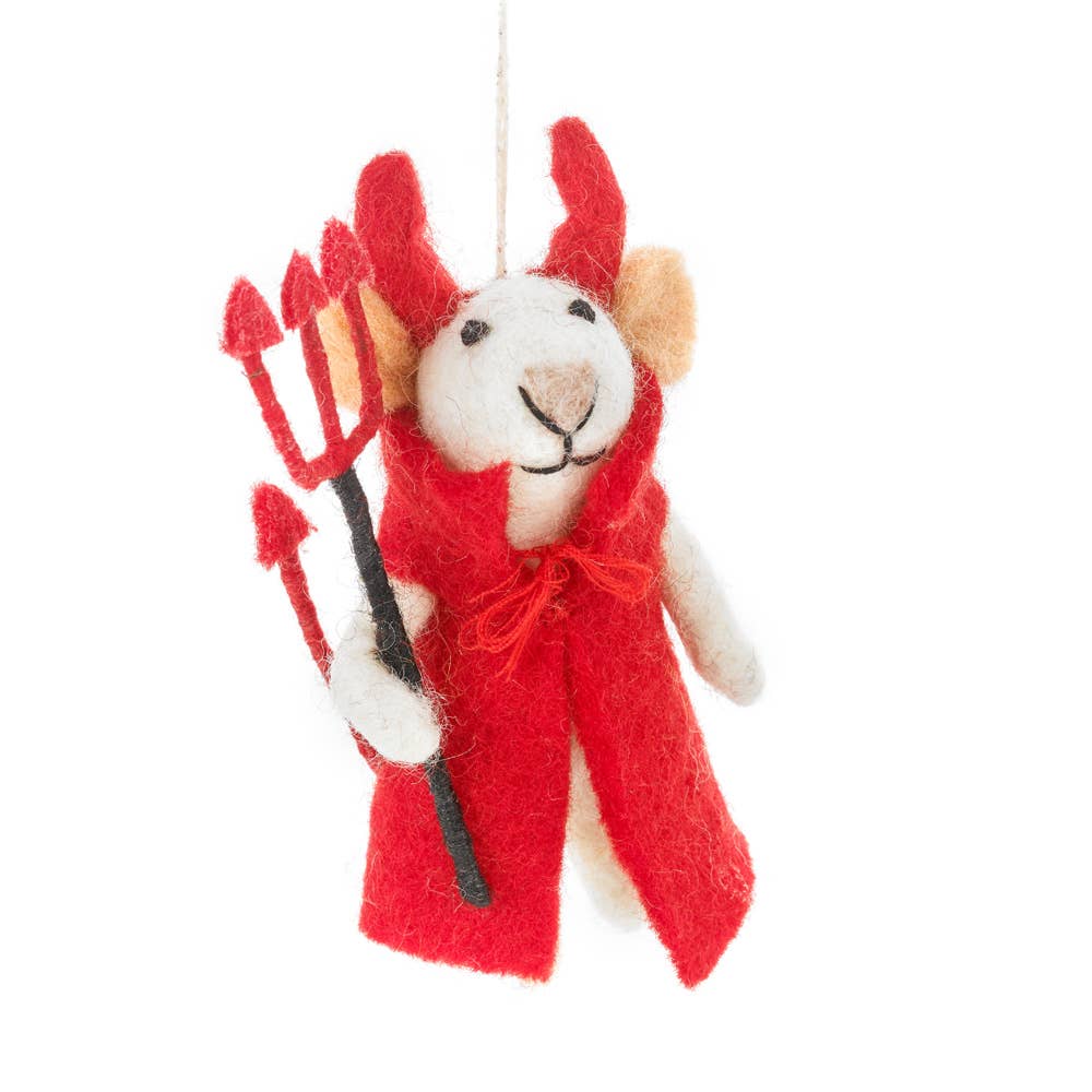 Devil Mouse Halloween Hanging Decoration